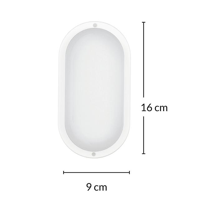 Mennyezeti lámpa Aries PL-BO084K Oval 8W IP54 PL1