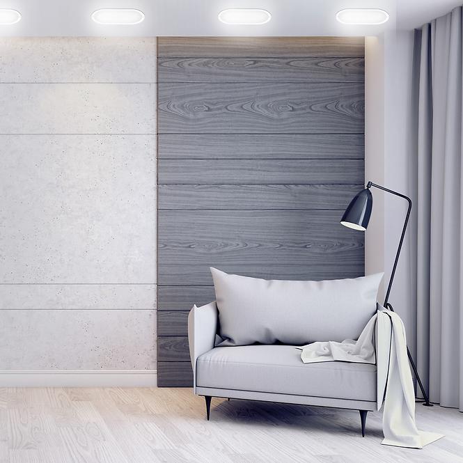 Mennyezeti lámpa Aries PL-BO084K Oval 8W IP54 PL1,5