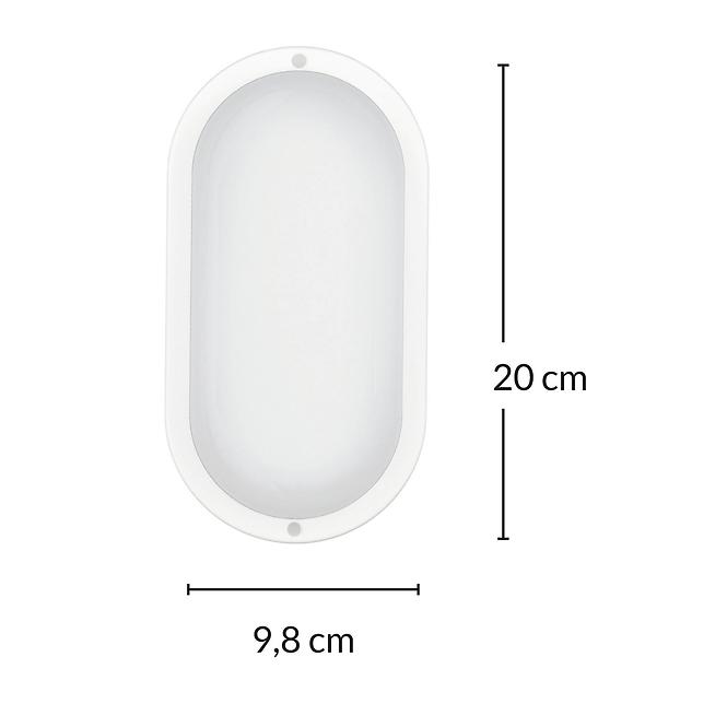 Mennyezeti lámpa Aries PL-BO124K Oval 12W IP54 PL1