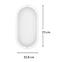 Mennyezeti lámpa Aries PL-BO184K Oval 18W IP54 PL1,3