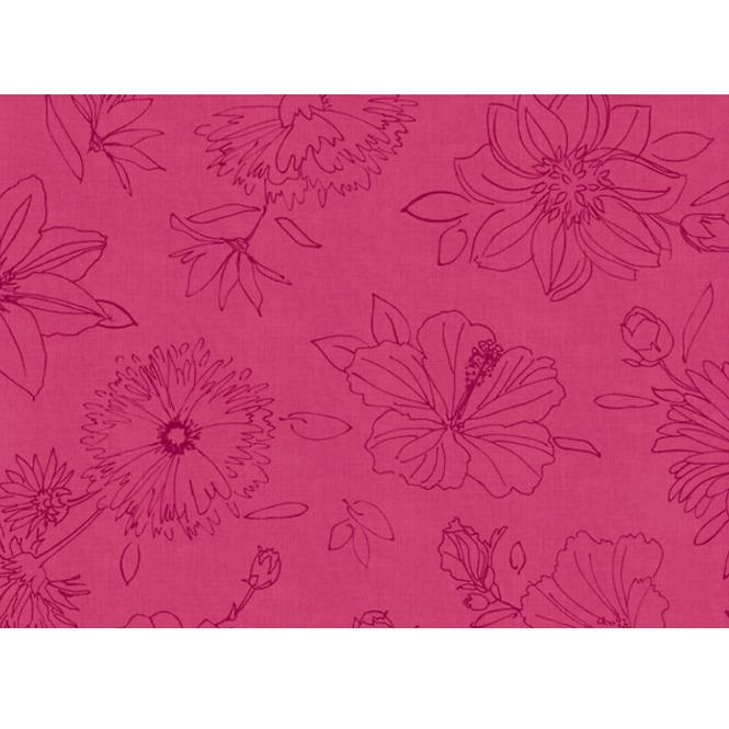 Viaszos asztalterítő  Palmas pink 385-8007 140 cm
