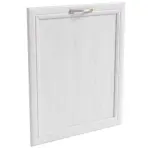 Mosogatógép elülső fal MDF 713x596 fehér/tölgy lancelot