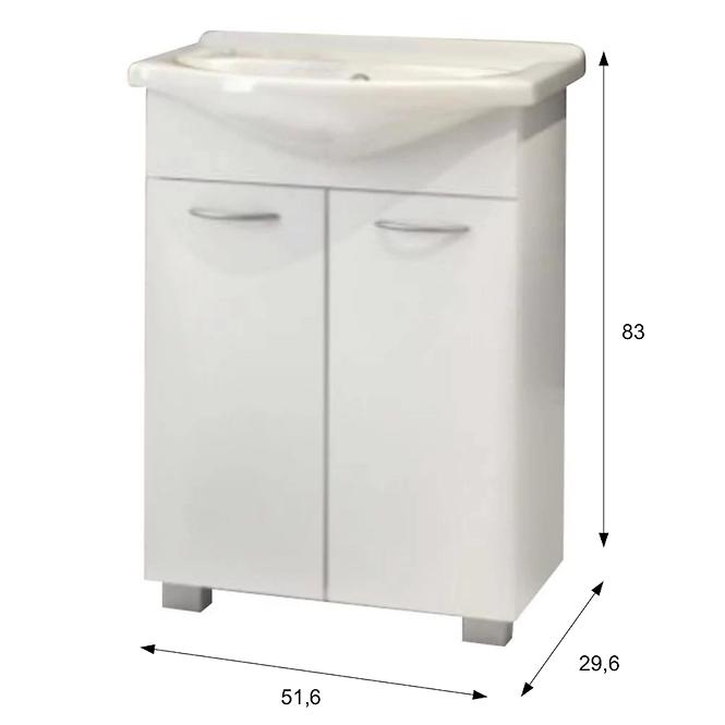 Fürdőszoba bútor készlet Pik D55 2D0S