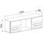 Fali polc Apetito 120 antracit nr-10,2