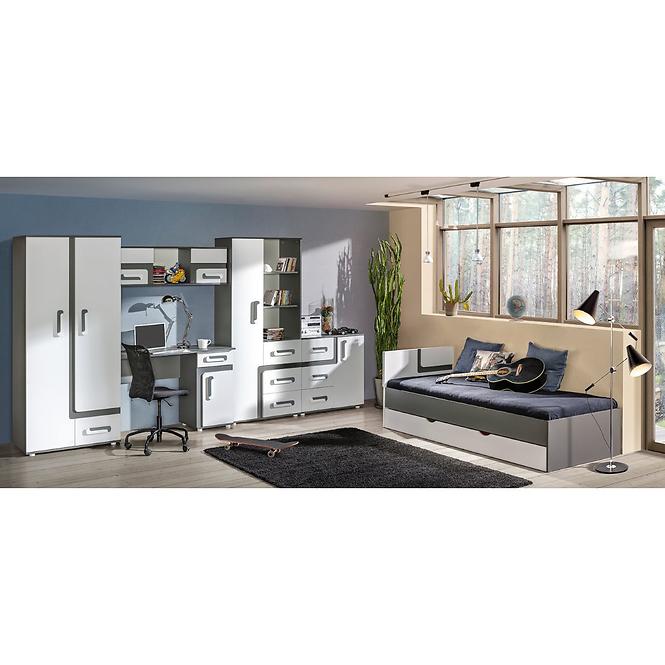 Fali polc Apetito 120 antracit nr-10