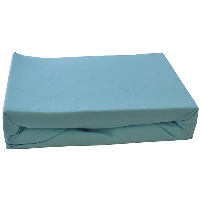 Elasztikus Jersey lepedő 200x220 szín világoskék 026