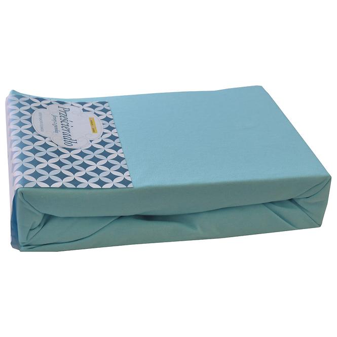 Elasztikus Jersey lepedő 200x220 szín világoskék 026