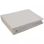 Elasztikus Jersey lepedő 120x200  szín fehér 001