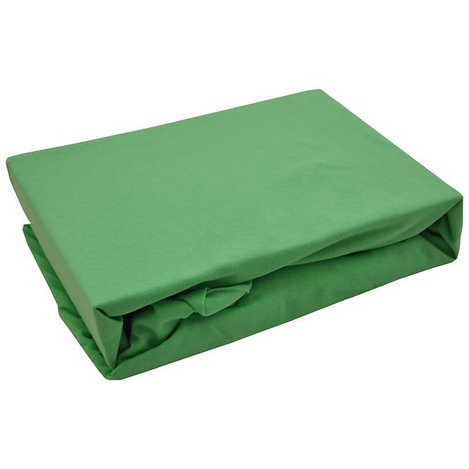 Elasztikus Jersey lepedő 90x200  ,szín zöld 012