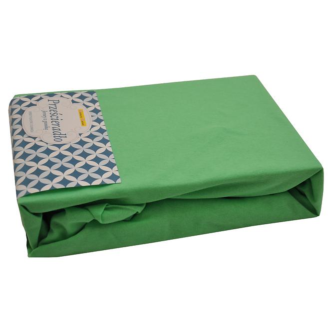 Elasztikus Jersey lepedő 90x200  ,szín zöld 012