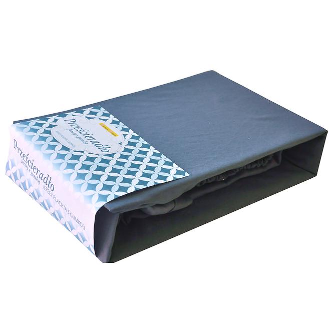 Elasztikus Jersey lepedő 140x200   szürke 051