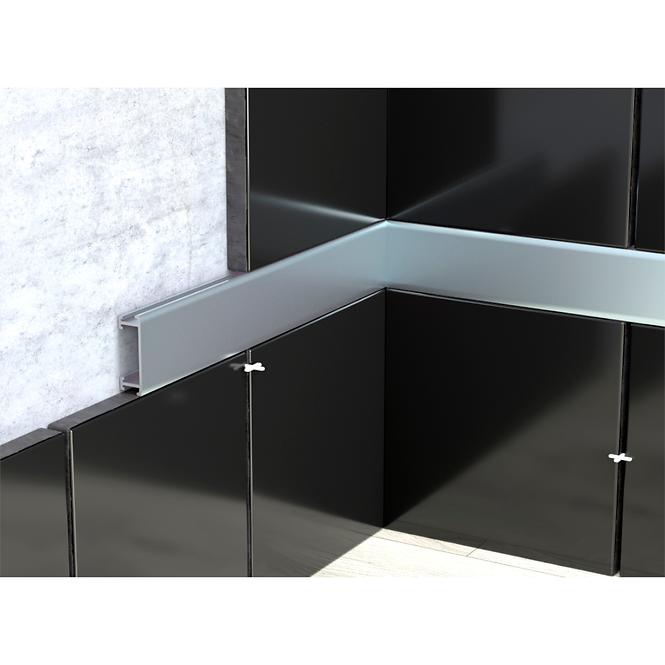 Saroklista Inox Decor C-1 25 mm/ 250 cm