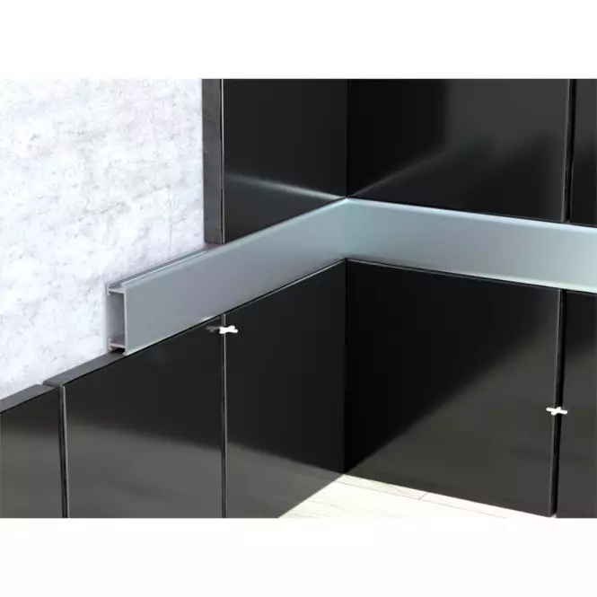 Saroklista Inox Decor C-1 25 mm/ 250 cm,2