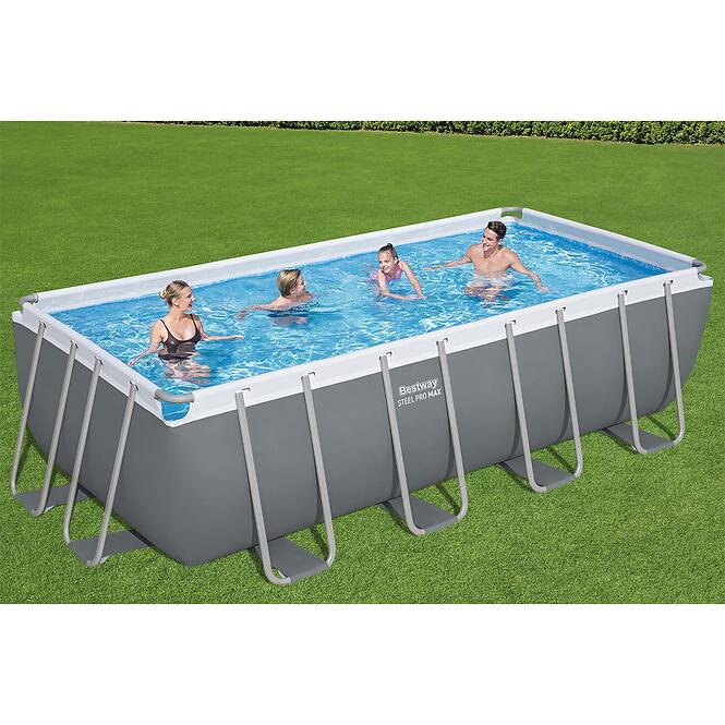 Téglalap alakú úszómedence kerettel 4,88X2,44X1,22M homokszűrés  56671,2