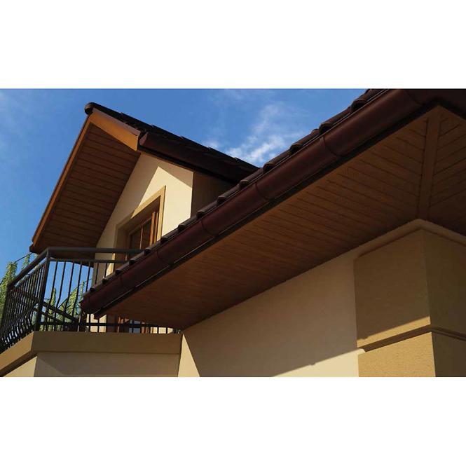 Soffit perforált PCV SVP-09 Arany tölgy