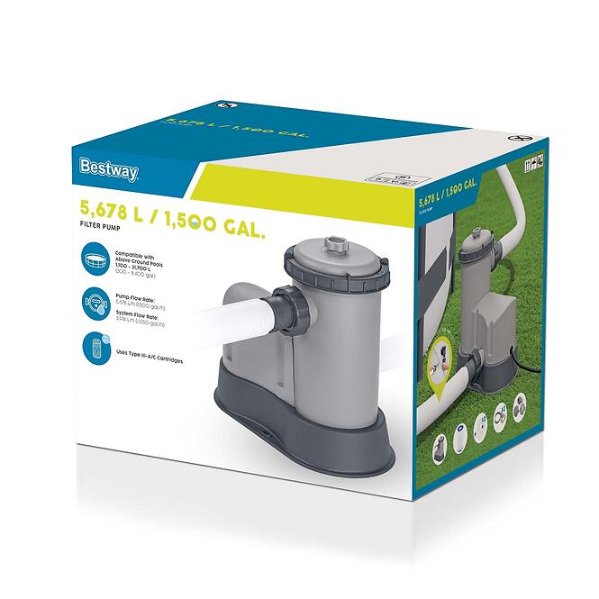 Patronos szivattyú Bestway 5,678 l/h 58389,8