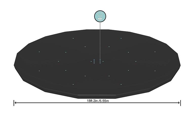 Fedő keret medencére 5,49M 58039