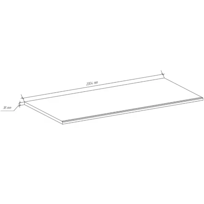 Konyhai munkalap DARIA 38mm x 200cm fényes