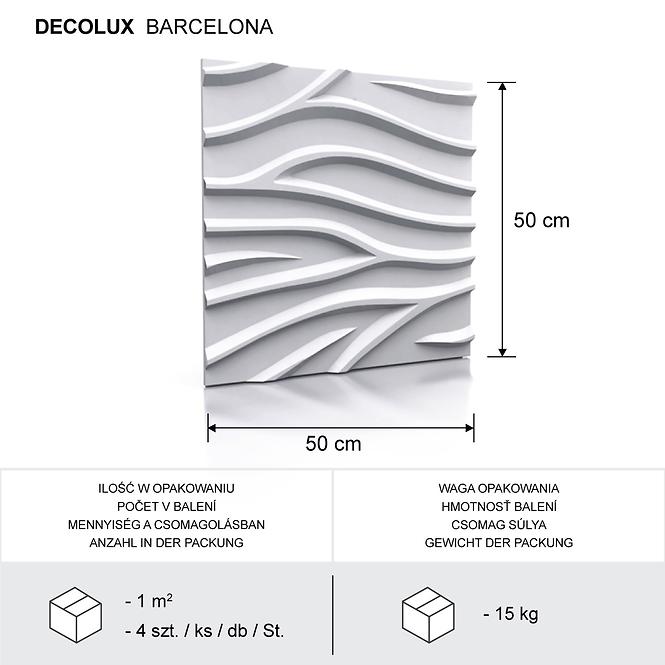 Dekorpanel barcelona 50x50 cm