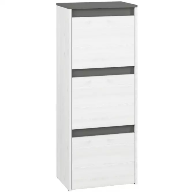 Cipősszekrény 125X50 HYGA05 hó fenyő,2