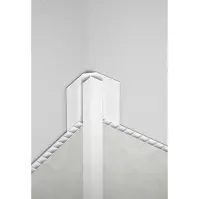 Belsõ sarokléc B1 Fehér 2.7m