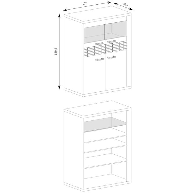 Komód Natural N-5 Ribbeck