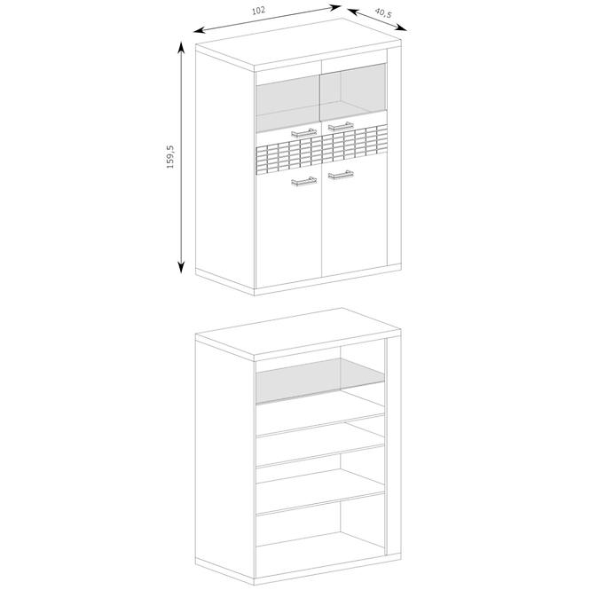 Komód Natural N-5 Ribbeck