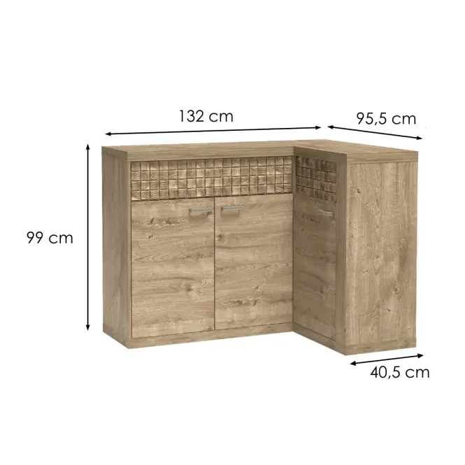 Komód természetes N-15 Ribbeck