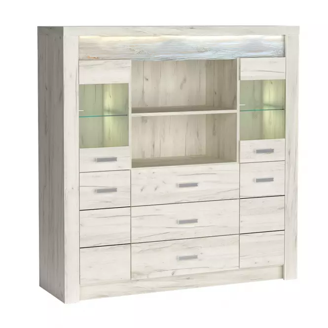 Vitrin Indianapolis I22 kraft fehér