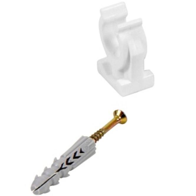 Bilincs csavarral és tiplivel 15 mm