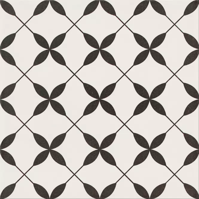 Csempe Patchwork Clover Black Pattern 29,8/29,8