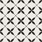 Csempe Patchwork Clover Black Pattern 29,8/29,8