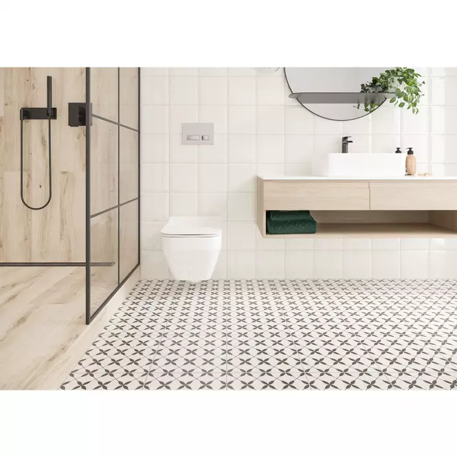Patchwork Clover Gray Pattern csempe 29,8/29,8