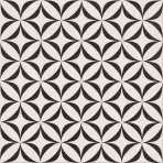 Patchwork Vertigo Black csempe 29,8/29,8