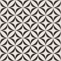 Patchwork Vertigo Black csempe 29,8/29,8