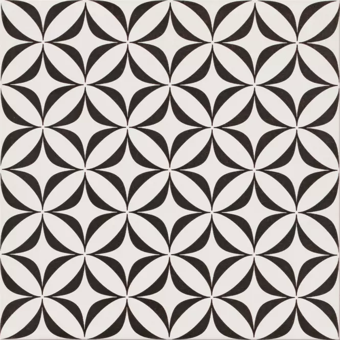 Patchwork Vertigo Black csempe 29,8/29,8