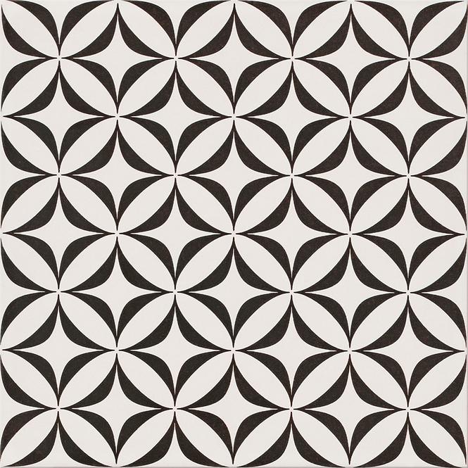Patchwork Vertigo Black csempe 29,8/29,8