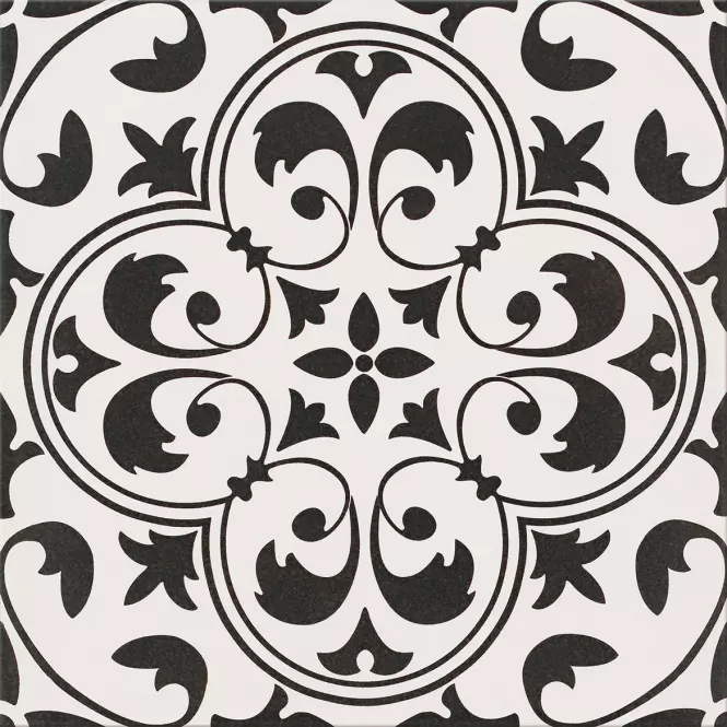 Patchwork Naomi Black csempe 29,8/29,8