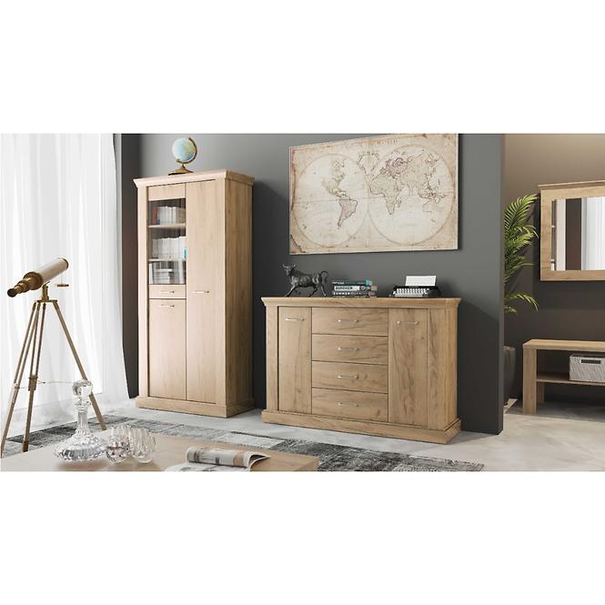 Vitrin Antica A-11 kraft arany