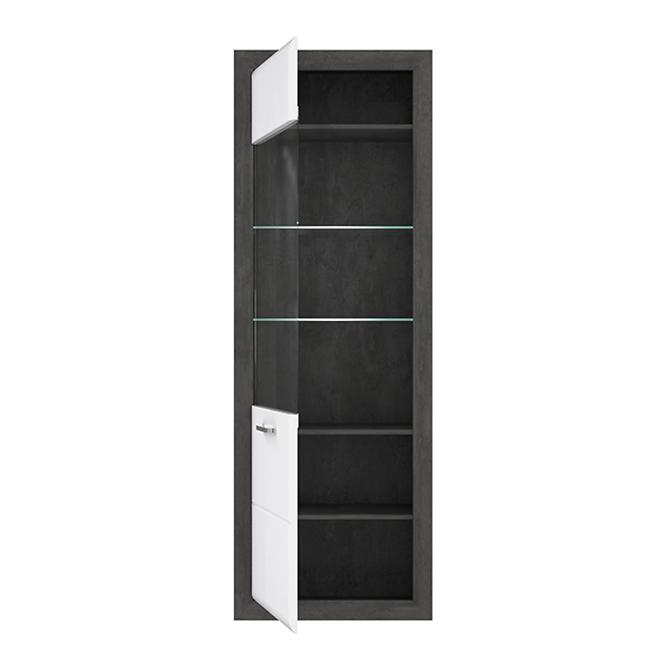 Vitrin L Lenox MRYV711L fehér fény/beton