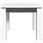 Kinyitható asztalok  Brugia/Lenox 90/180x90,4cm EST45-C639 szürke/fehér fény,2