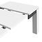 Kinyitható asztalok  Brugia/Lenox 90/180x90,4cm EST45-C639 szürke/fehér fény,5