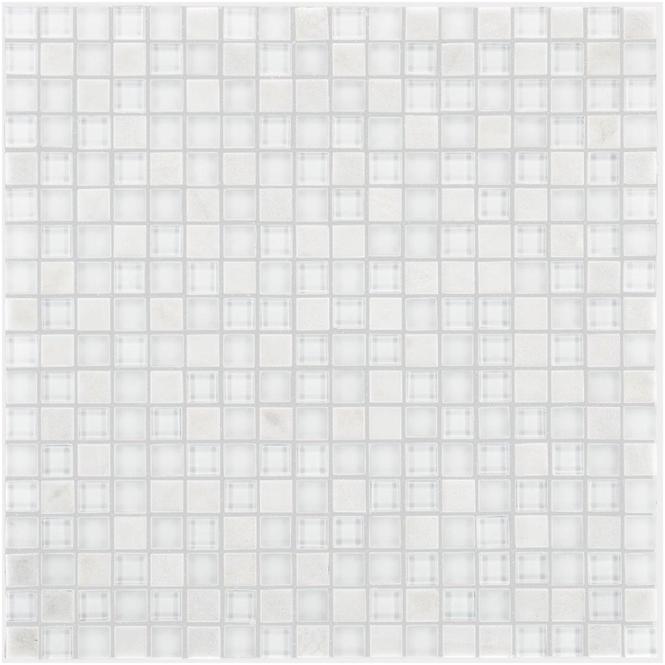 Öntapadó mozaik csempe SM White 30/30 78196-2