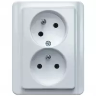 Dupla aljzat TESLA Z/U Cze. white 26021