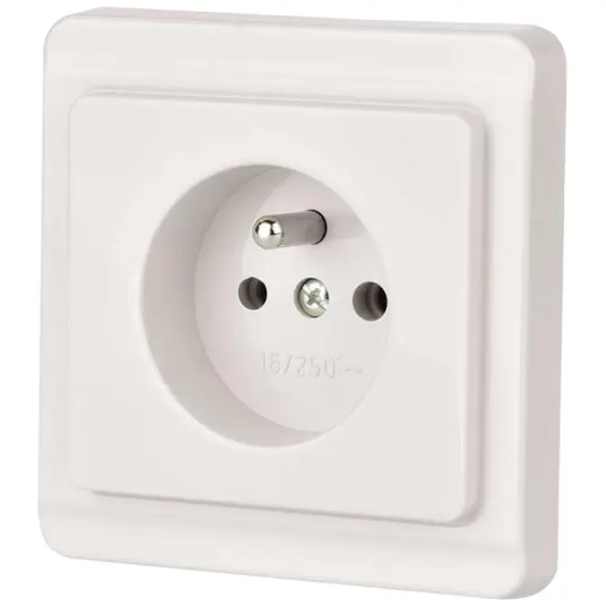 Egyetlen aljzat TESLA Z/U white 26011