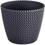 Virágcserép Splofy antracit DSP160-S433