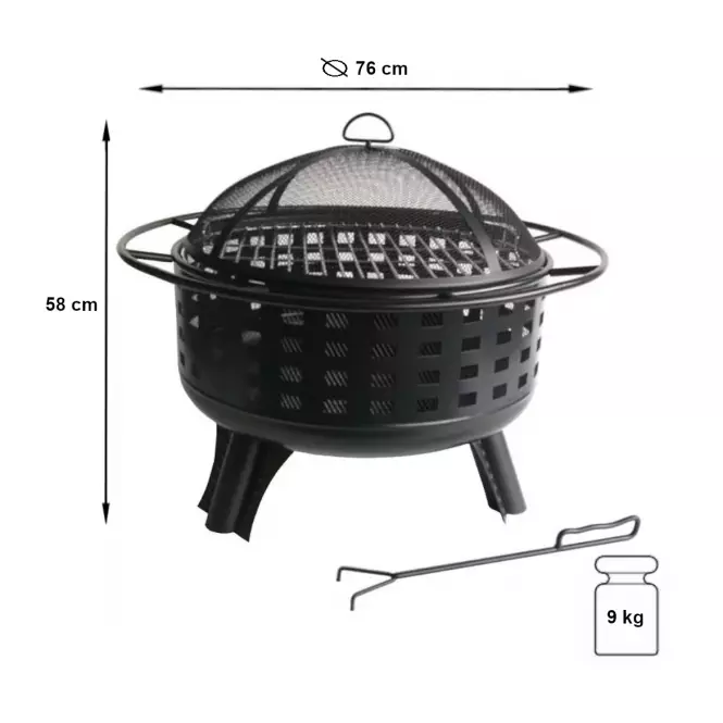 Tűzrakóhely DEEP BOWL FT-83024
