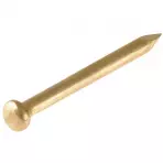 Lapos fejű huzalszeg sárgaréz 1,2x20mm