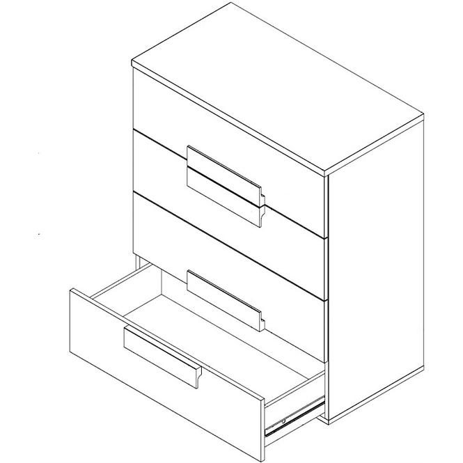 Komód Arkina LBLK34-C804