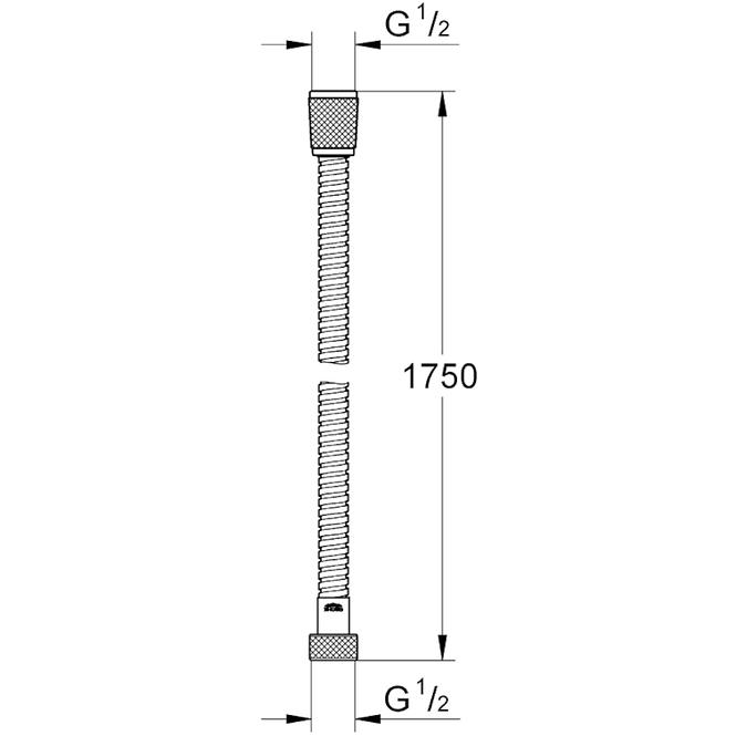 Zuhanycső Vitalioflex 175 cm